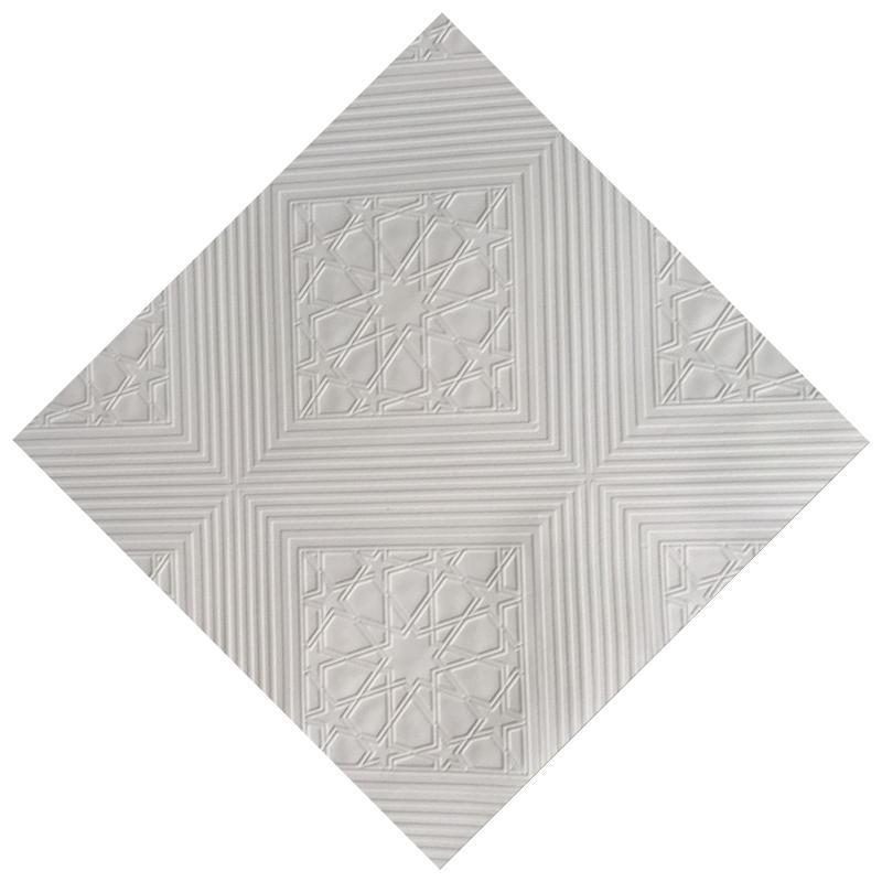 Factory Supply 0.06mm OEM Modern Design Embossed White PVC Foil For Gypsum Ceiling Board Furniture