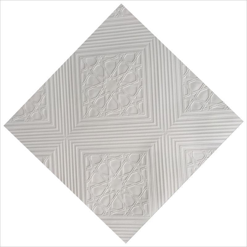 Factory Supply 0.06mm OEM Modern Design Embossed White PVC Foil For Gypsum Ceiling Board Furniture