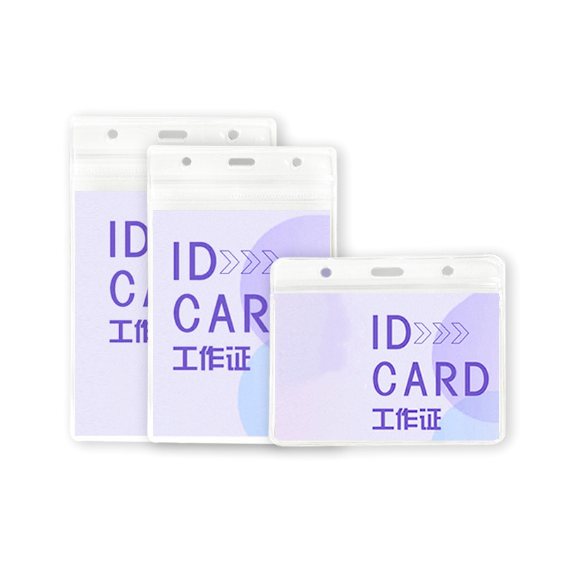 Plastic Work Id Badge Holder Business Card Holder Student Card Credit Card Holder