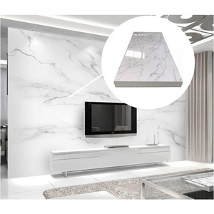 Xiting High Quality Decorative 2.5mm uv PVC high glossy Wall Panel ceiling board PVC marble sheet