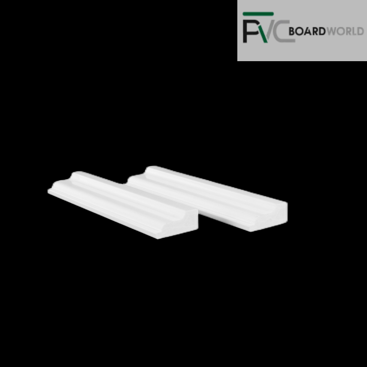 Home decorated Primed PVC Shingle Moulding Trim  with big discount indoor decoration material