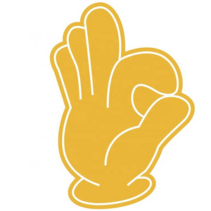 Popular  Cheering EVA/Sponge Foam Finger Foam Hand