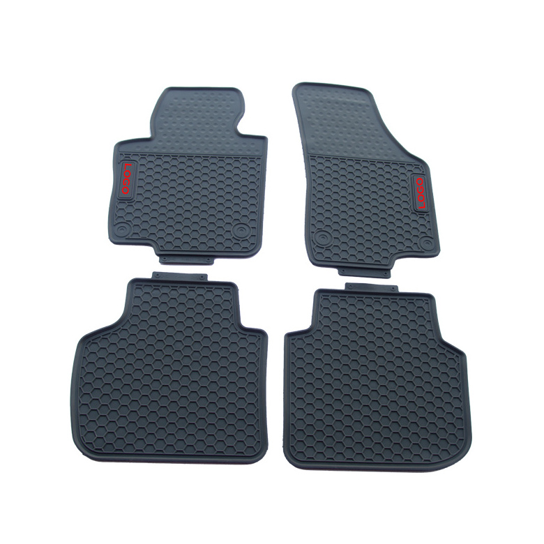 custom anti slip pad and auto waterproof floor pvc rubber mat for VW car VOLKSWAGEN PASSAT B6