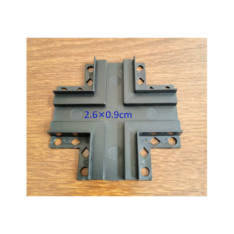 New Design Wholesale Price Double Slot Cross Bead Corner Rubber Plastering Wall Protection Multiple Material