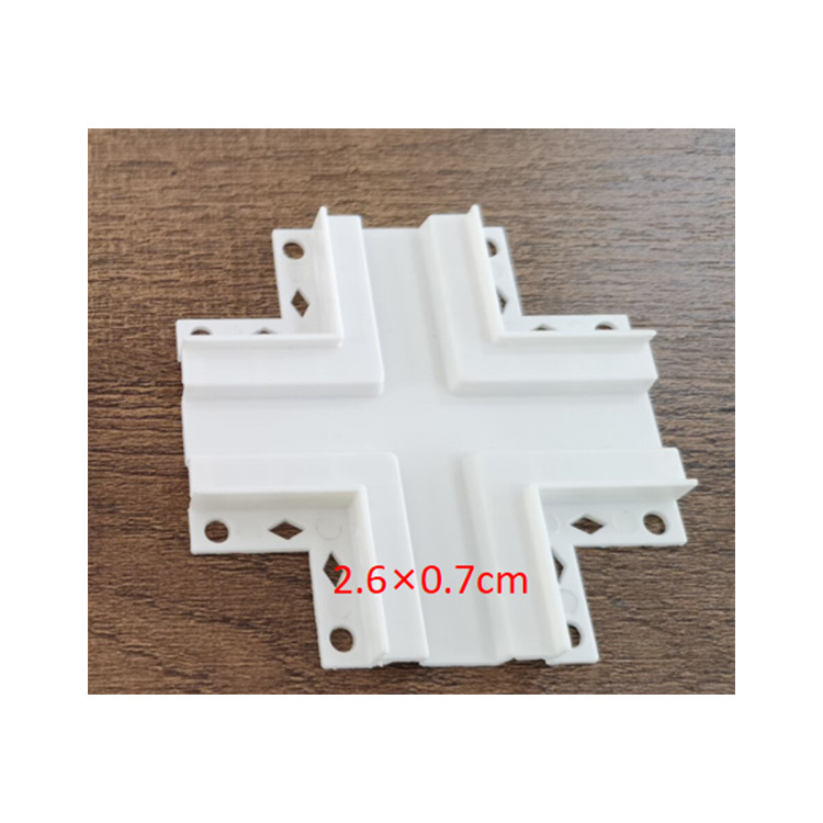 New Design Wholesale Price Double Slot Cross Bead Corner Rubber Plastering Wall Protection Multiple Material