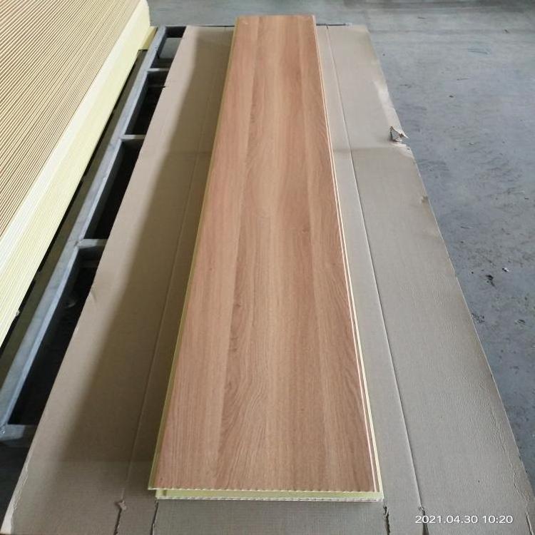 250mm  wood grain pvc wall ceiling cladding panel