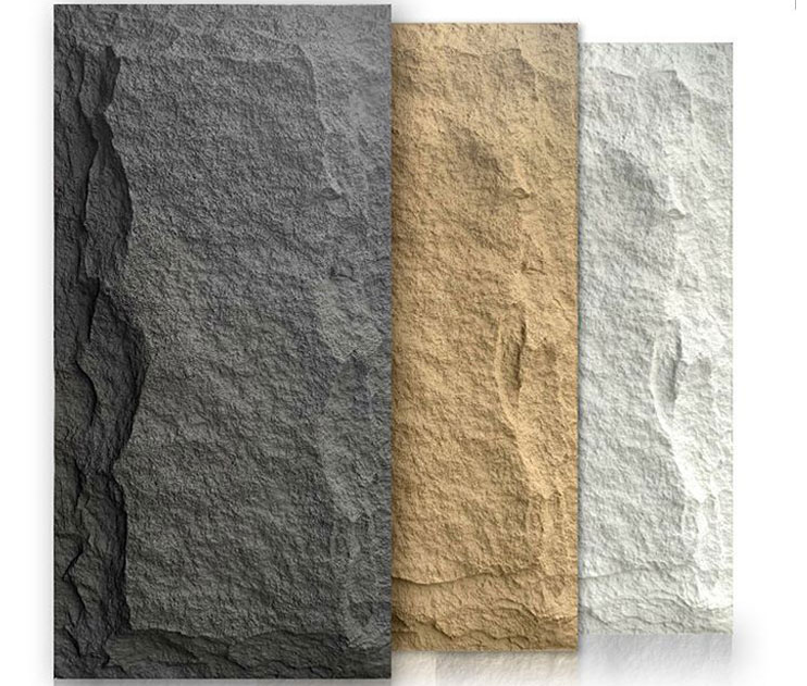 Stone panel faux pu rock wall panel material