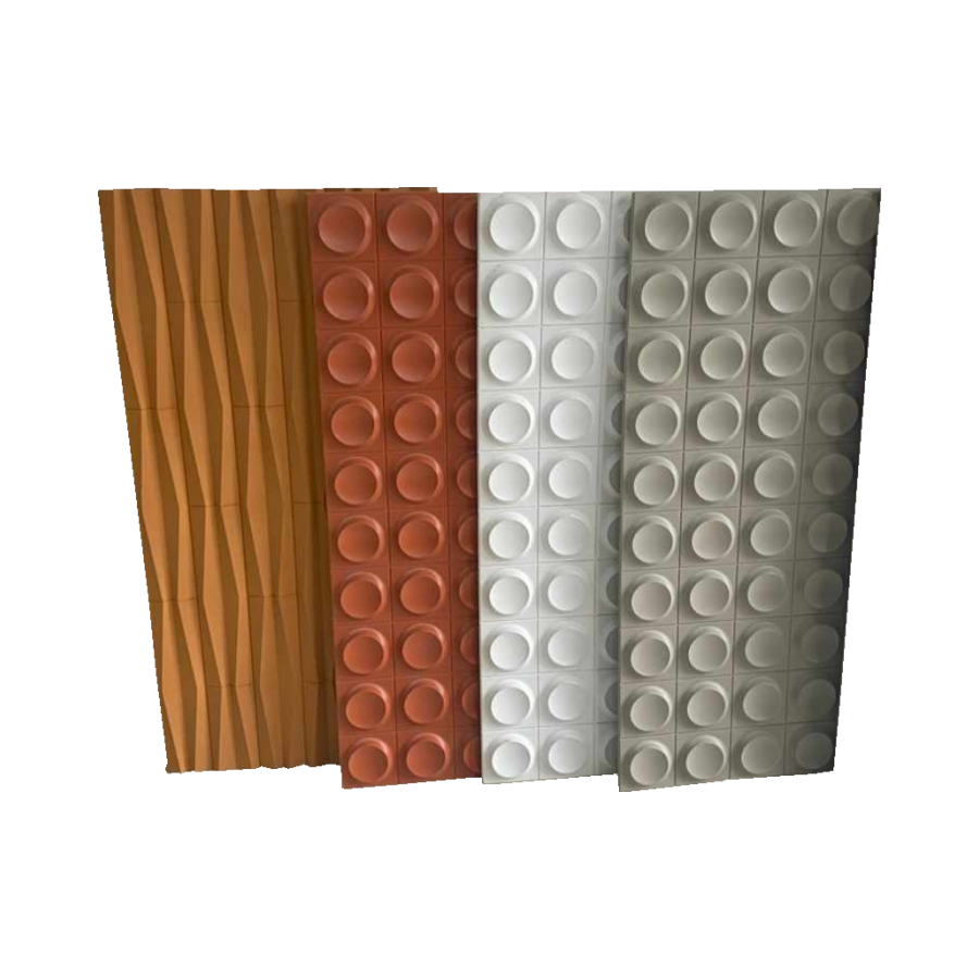 Line Flexible ceramic tile stone wall out side