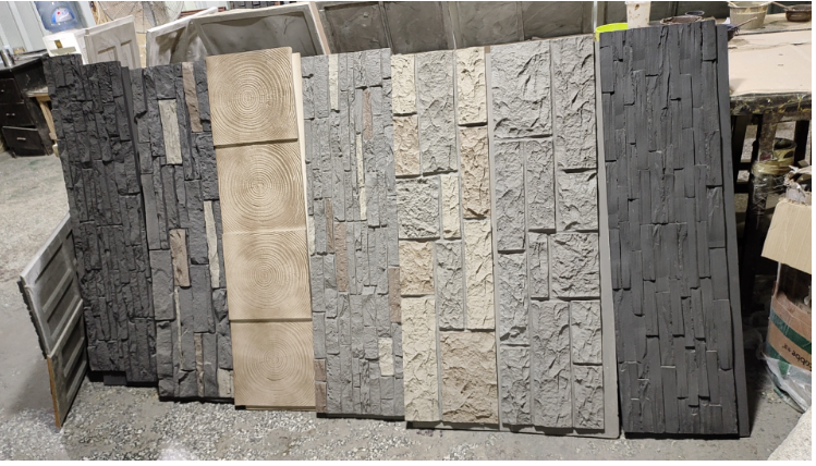 Stone panel faux pu rock wall panel material