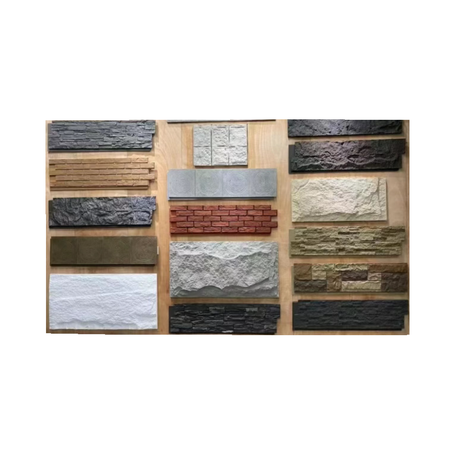 Factory High Quality Beautiful Decorative Pu Polyurethane Faux Stone Wall Panel Stone Veneer Faux Stone Panel