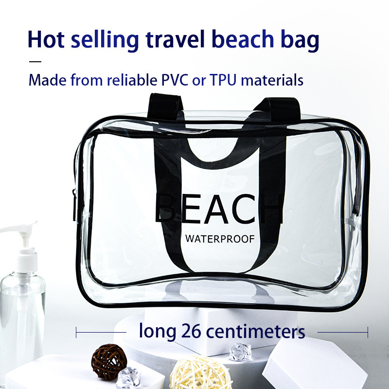 Clear EVA plastic wash bag frosted Zip Lock makeup Bag custom printing Washing pouch PVC ziplock beach bags