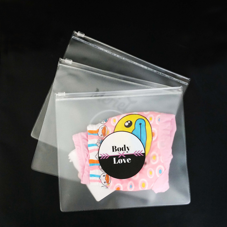 Best price custom printing LOGO bags swimwear package pouch Black slide zip lock plastic bag bikini packaging