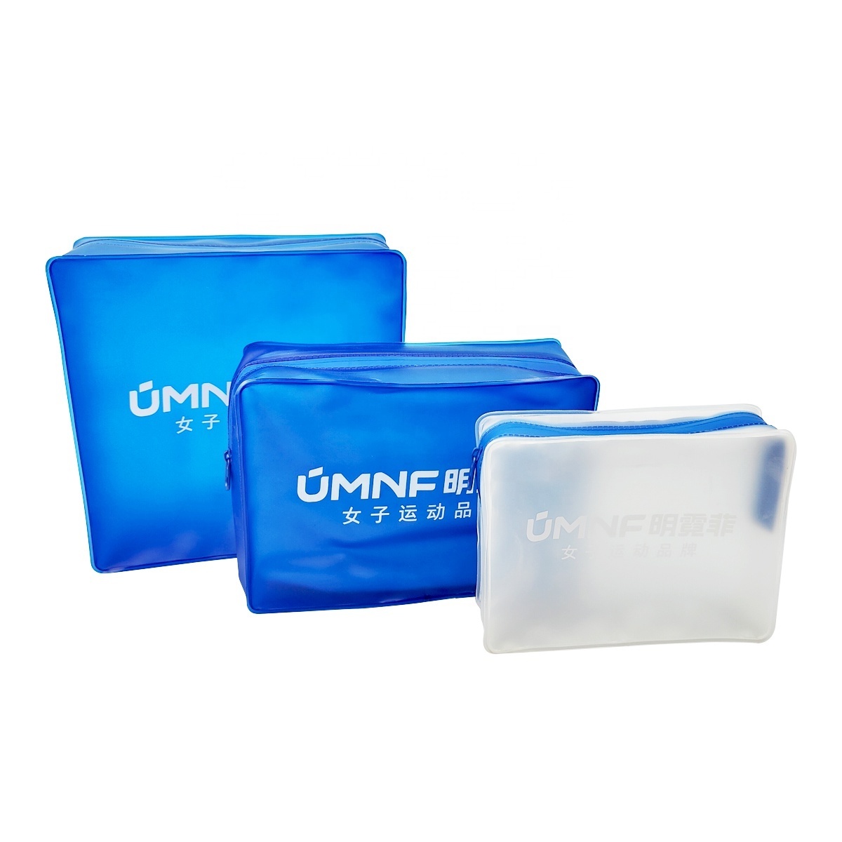 Clear EVA plastic packing frosted Zip Lock makeup Bag custom printing small plastic PVC zip lock beach bags