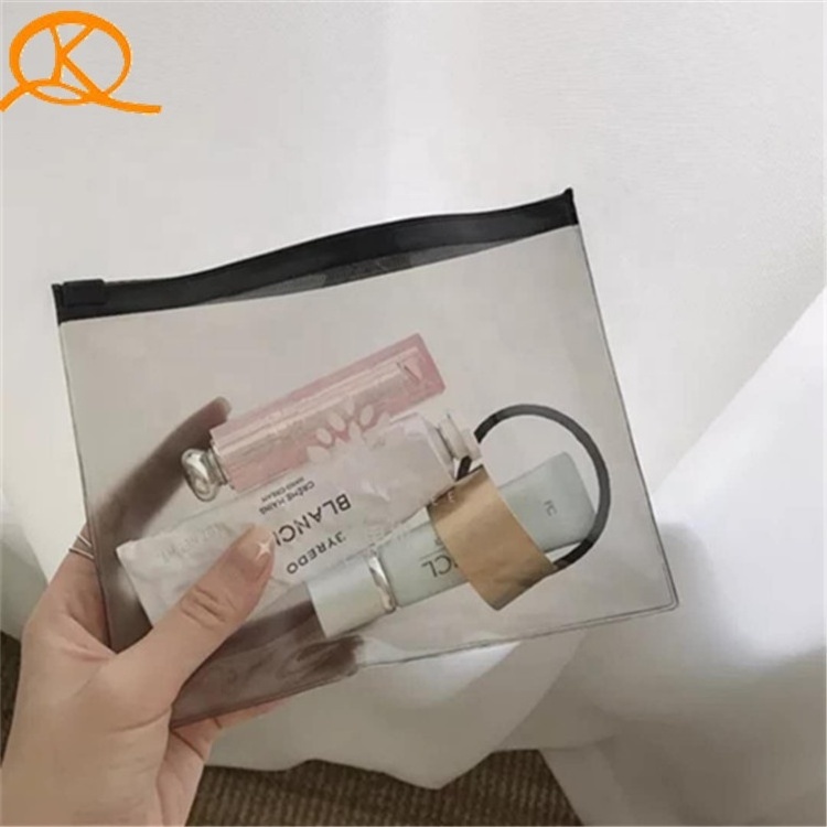 Best price custom printing LOGO bags swimwear package pouch Black slide zip lock plastic bag bikini packaging