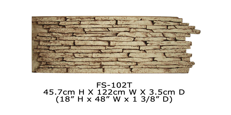 Polyurethane Beauty Cheap Exterior Decorative Wall Panel PU interlocking stone wall tiles