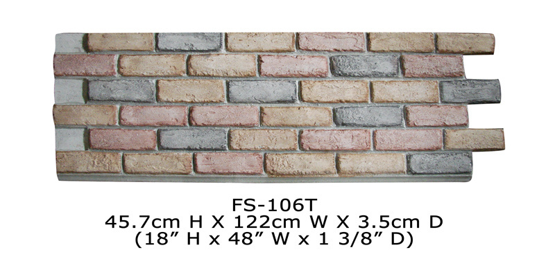 Polyurethane Beauty Cheap Decorative Wall Panel PU fake stone wall panels