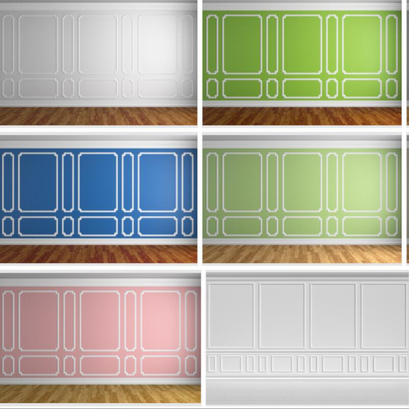 Polyurethane High Density interior wall panel decoration PU Plain corner moulding