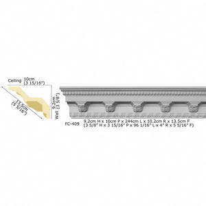 polystyrene formwork for dome house wall decorative profiles ceiling crown tiles moulding