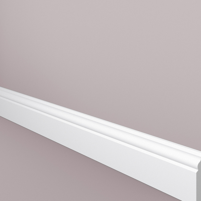 High Quality Polyurethane Decorative plastic PU ceiling foam corner crown moulding waterproof trim board Foam White Skirting