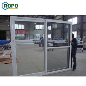 NZS4211 Glass Balcony Interior PVC UPVC Plastic Slide Door