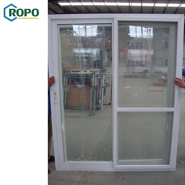 NZS4211 Glass Balcony Interior PVC UPVC Plastic Slide Door