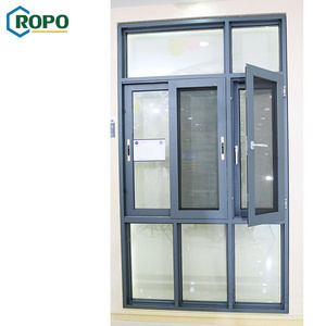 Australian Standard Top Quality Reception Aluminum Glass Slide Windows