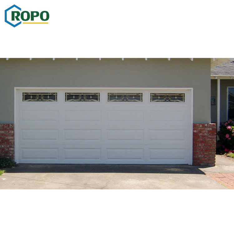 Wholesale Price White Color Metal Aluminum Section Panel House Security Overhead RV Import Garage Door