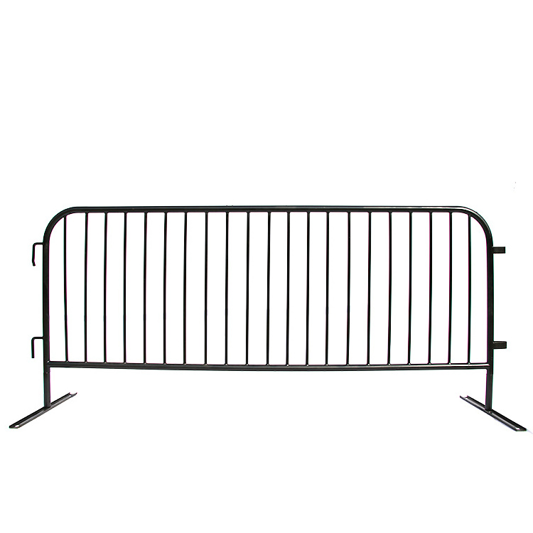 Portable Metal Crowd Control Barrier Customized Temporary Fence for Traffic Barriers