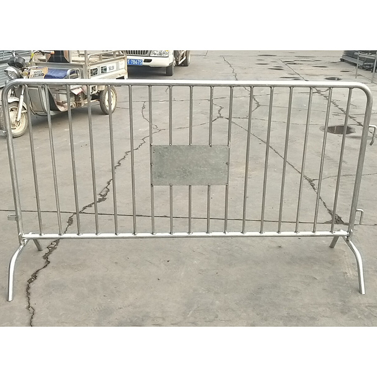 Portable Metal Crowd Control Barrier Customized Temporary Fence for Traffic Barriers