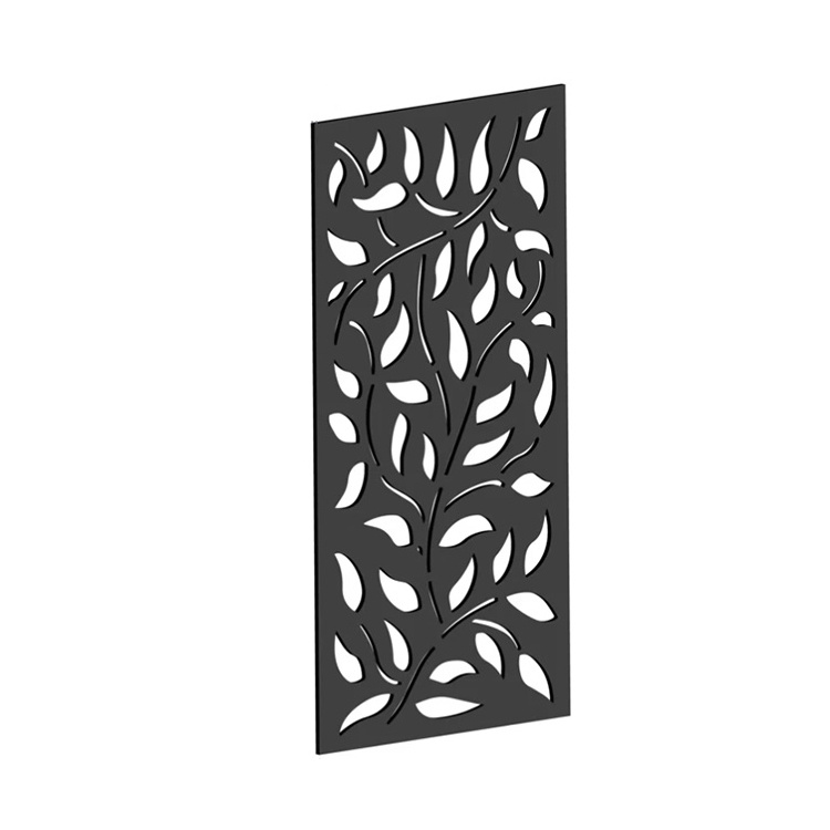 Customized Laser Cut Metal Outdoor indoor Screen Restaurant Room Divider Decorative Metal Craft Screen