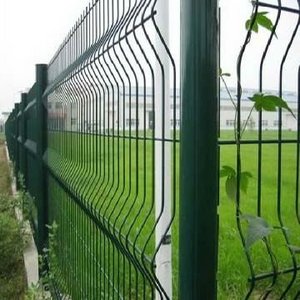 3d powdered wiremesh fencing dark green fencing panels outdoor 3d decorative fence