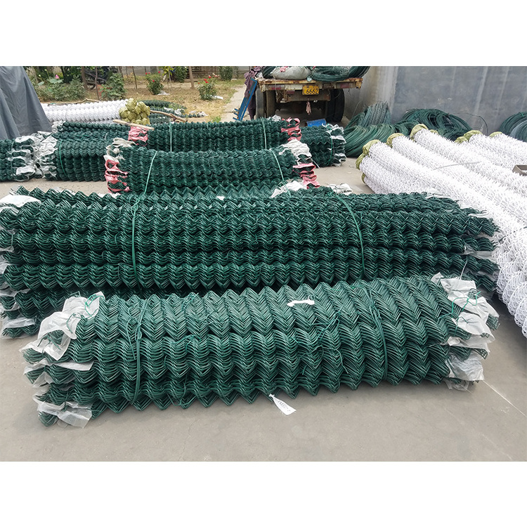 Wholesale 9 10 gauge chainlink fence wire 4ft 5ft 6ft 7ft 10ft tall industry galvanized chain link fences rolls philippines