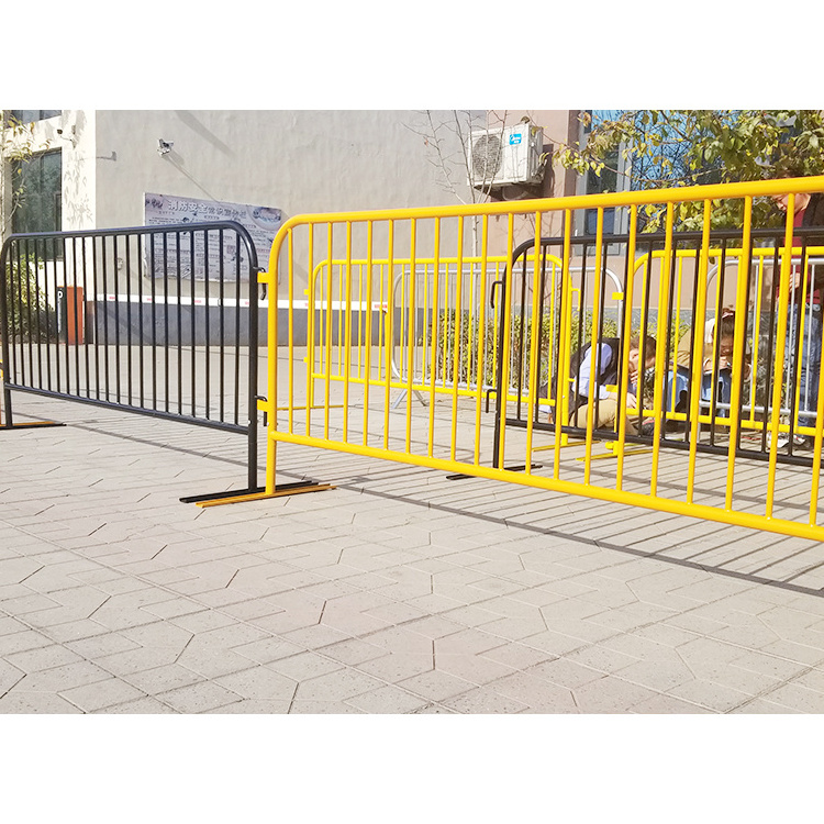 Portable Metal Crowd Control Barrier Customized Temporary Fence for Traffic Barriers