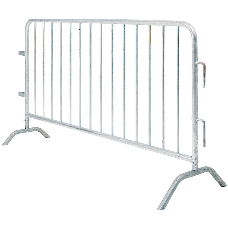 Portable Metal Crowd Control Barrier Customized Temporary Fence for Traffic Barriers