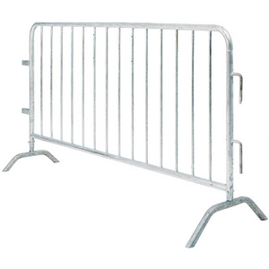 Portable Metal Crowd Control Barrier Customized Temporary Fence for Traffic Barriers