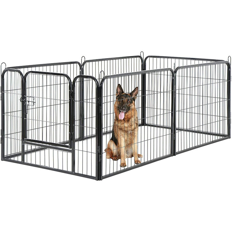 8 Panels 6 Panels Dog Fence Outdoor Clear Large Dog Playpen For Dogs