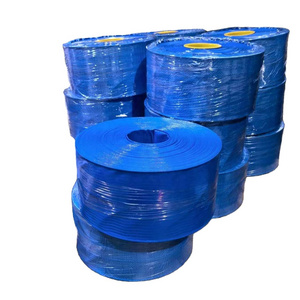 YUE HUA 50m 100m non-toxic odorless Tubing Pipe Flexible Lay Flat Irrigation Agricultural Water Hose PVC layflat hose