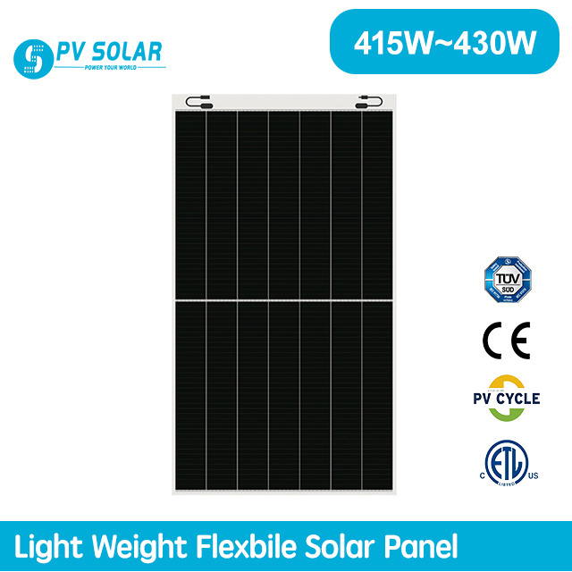 Flexible Solar Panels  400w 420w 430w 440w Light Weight Solar Panel Sunman 450watt Solar Flexible Panels