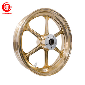 Golden Forged Monoblock Wheel 17x3.5 17x5.5 Inch Motorcycle Rims