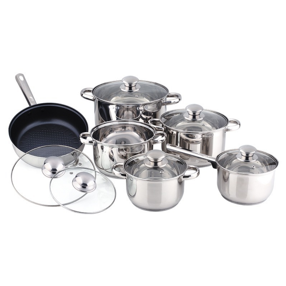 Wholesale 2023 Non Stick 5 Ply Stainless Steel Kitchen Wares Home Cookware Pans And Induction Pots