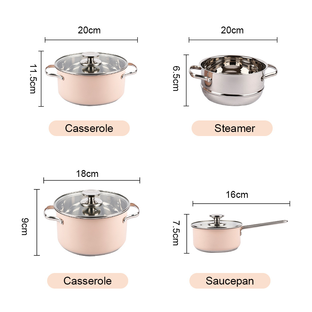 Multifunction Double Layer Kitchenware Steam Pressure Pot Cooking Stainless Steel Steamer Pot With Handle