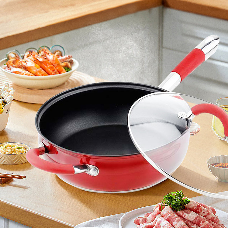 Household Stainless Steel Cookware Set Induction High Quality Cooking Pots Sets Nonstick Cookware