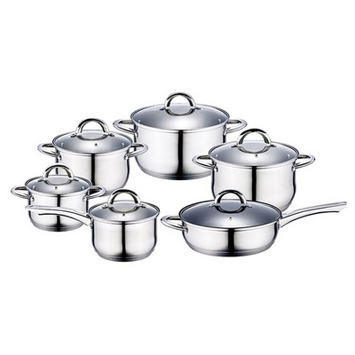 Home kitchen wear cookware set cooking pots cookware sets nonstick aluminum and stainless steel pots and pans set