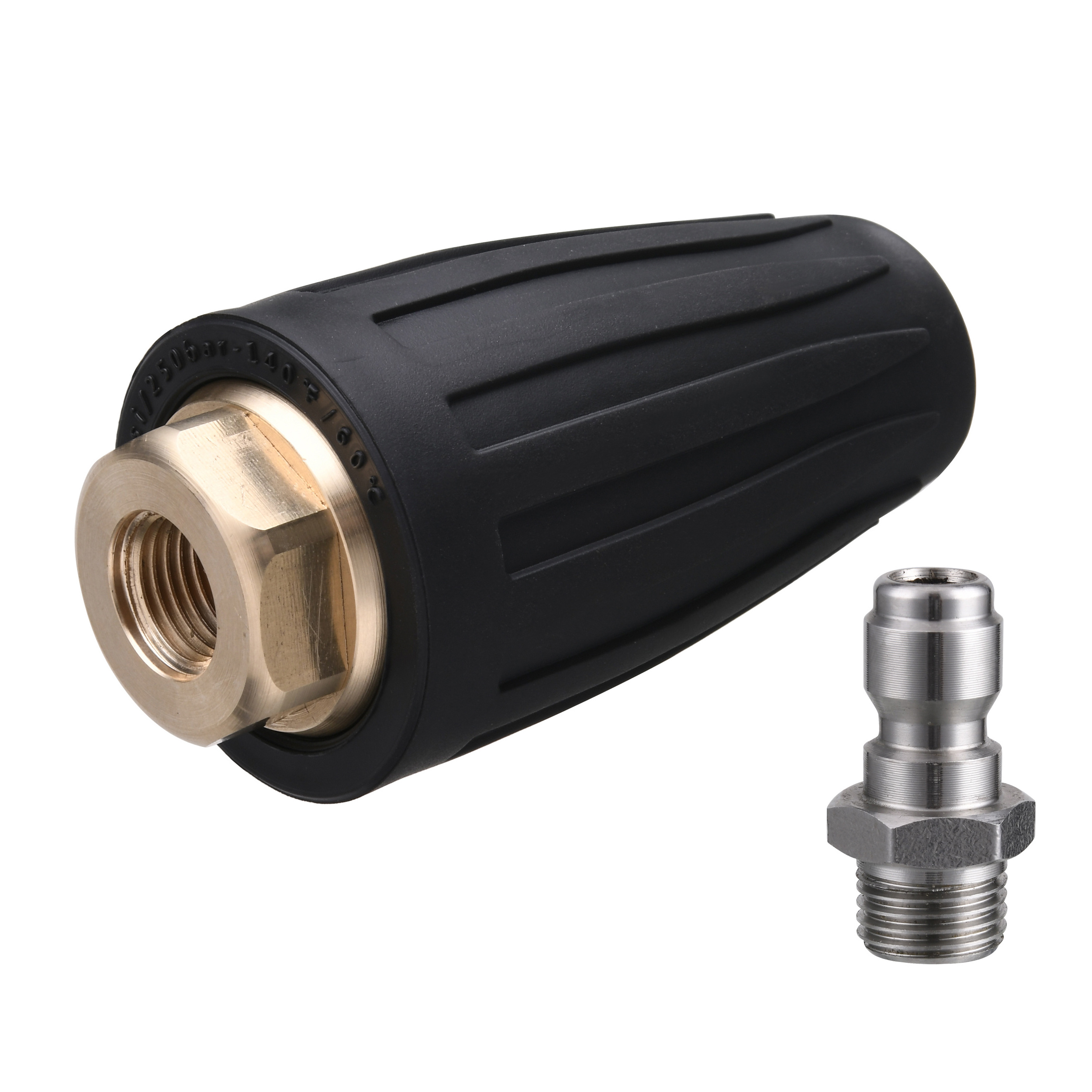 3600 Psi Pressure Washer Nozzle Jet Wash Turbo Nozzle 1/4 Inch Quick Connect Rotating Turbo Spray Nozzle