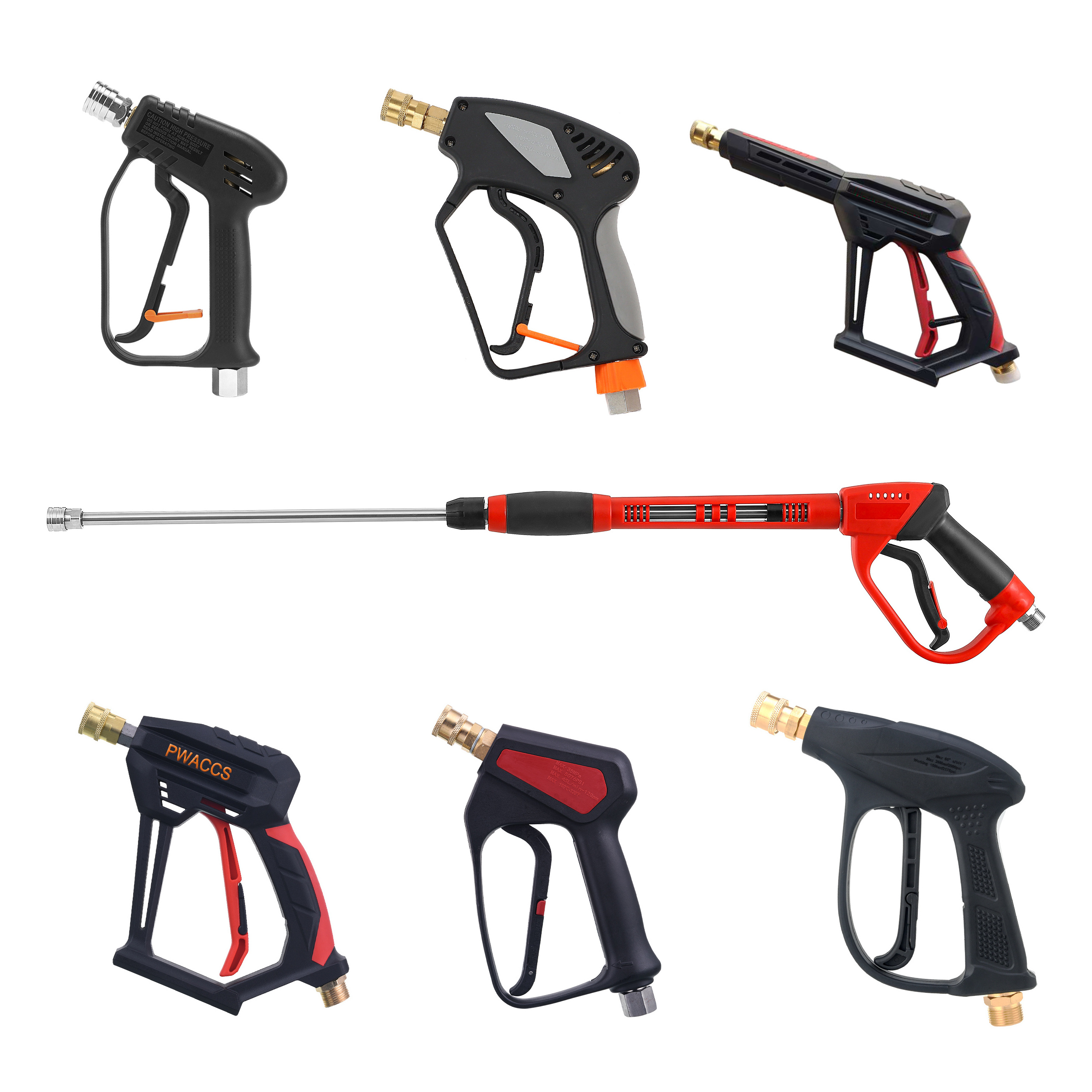 Customized Products Link Pressure Washer Accessories Foam Cannon Gun Hose Various Car Wash Products ODM&OEM