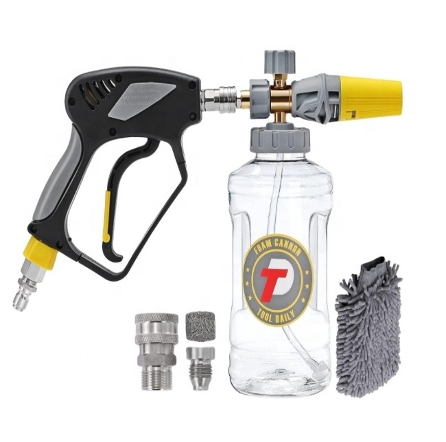 Pressure Washer Foam Cannon Spray Gun With Adjustable Snow Foam Lance Foam Blaster Power Washer Gun