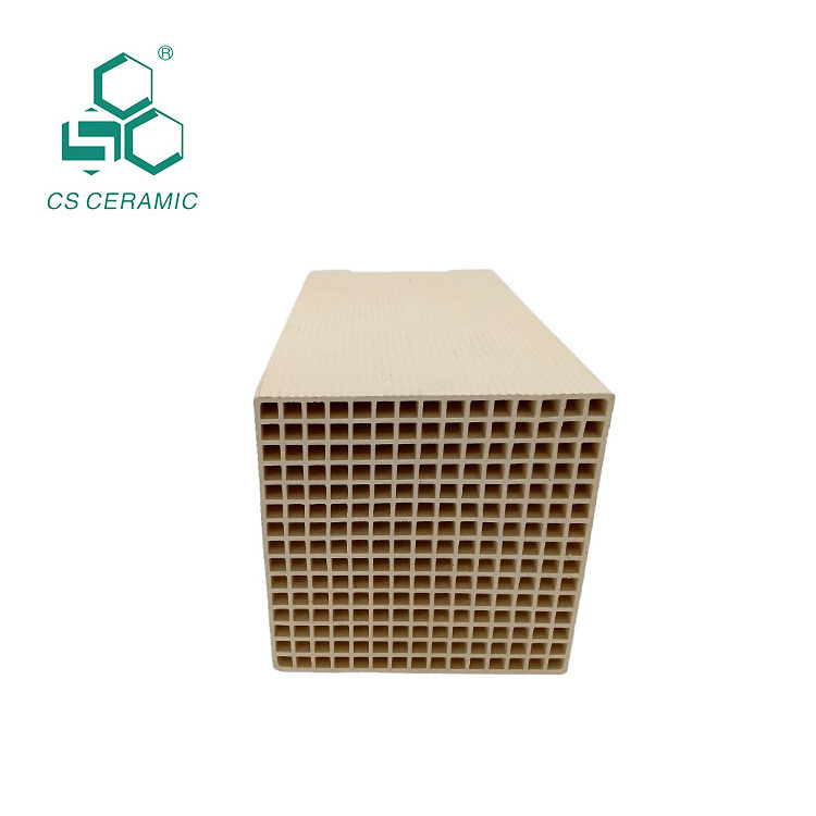 Alumina porcelain thermal storage ceramic honeycomb monolith for RTO heat exchanger VOC Treatment