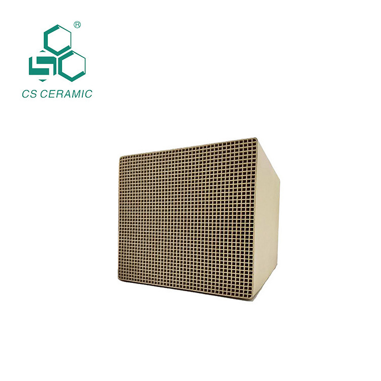 Alumina porcelain thermal storage ceramic honeycomb monolith for RTO heat exchanger VOC Treatment