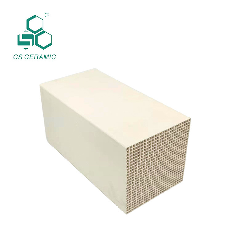 Alumina porcelain thermal storage ceramic honeycomb monolith for RTO heat exchanger VOC Treatment