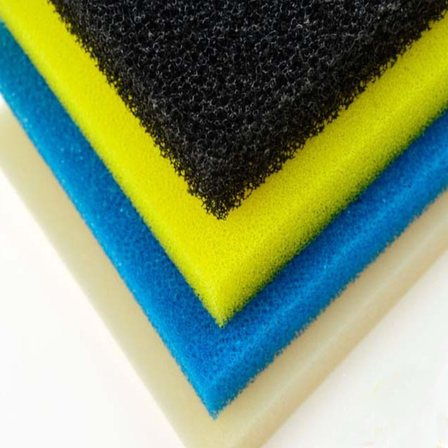 30PPI Open Cell Reticulated Polyurethane Filter Sponge Foam For Alumina Ceramic Filter Plate